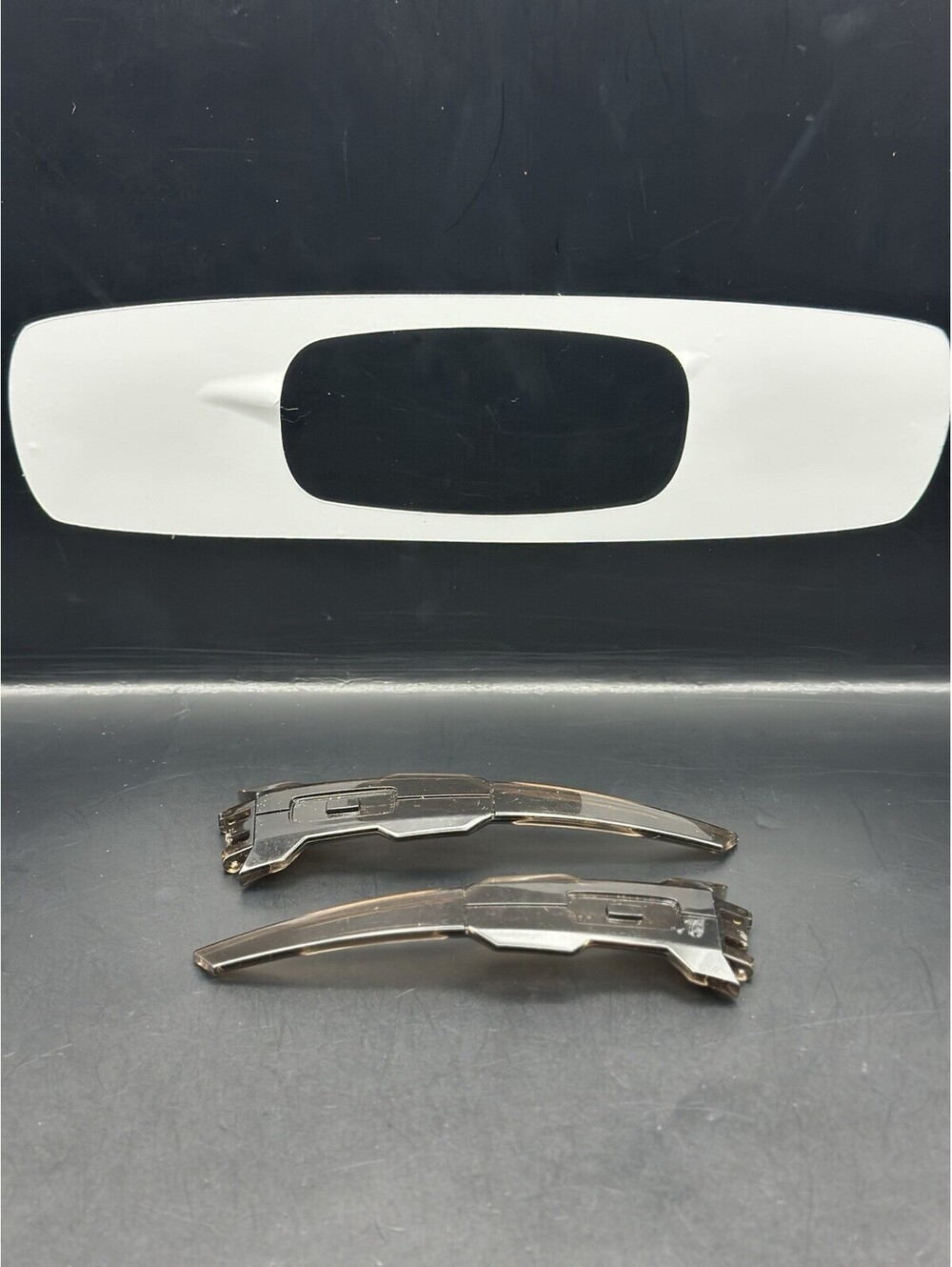 Oakley Oil Rig Brown Smoke OEM Replacement Arms (No Icons)